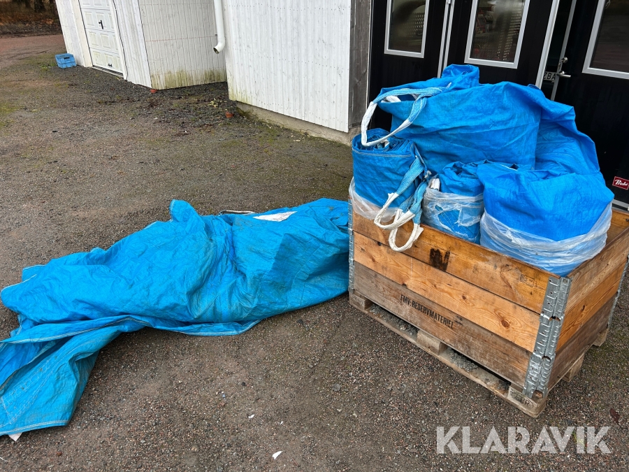 5st Snösegel 6x6 meter