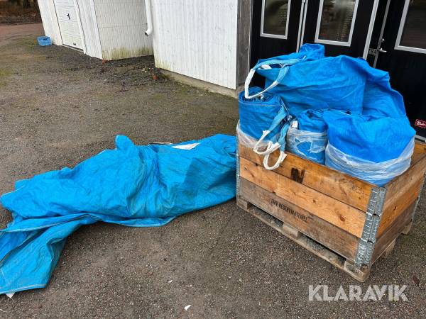 5st Snösegel 6x6 meter