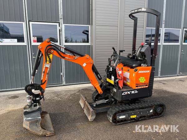 Grävmaskin Doosan DX10Z