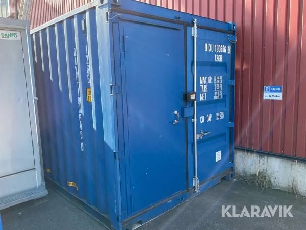 Container 10 fot isolerad med dörr i dörr