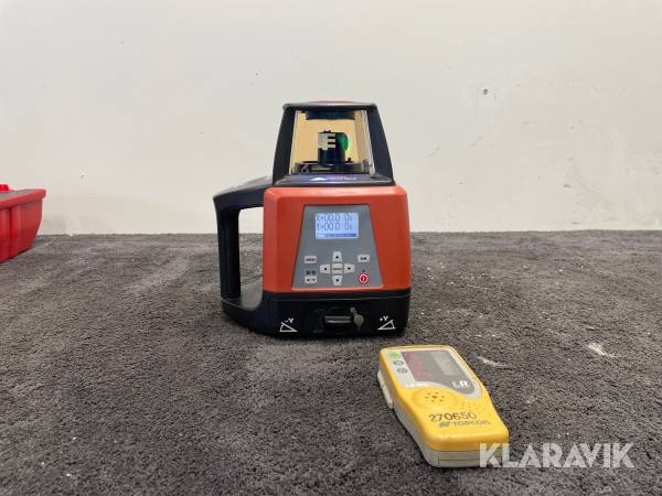 Tvåfallslaser & lasermottagare Hilti, Topcon PRE38, LS-80L