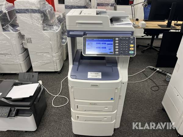 Multifunktionsskrivare A4 Färg Toshiba e-studio 287CS 2 kassetter, skåp