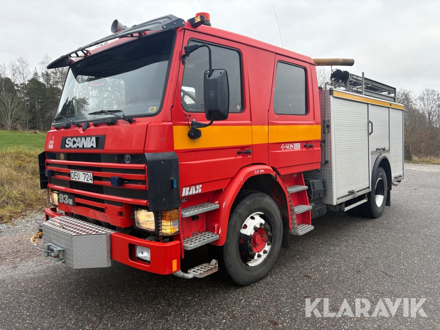Brandbil Scania P93ml