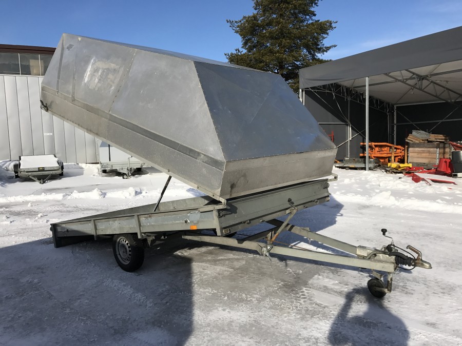 Personbilssläp m aluminiumkåpa