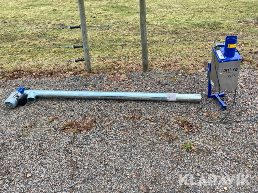 Pelletsbrännare med skruv Janfire Flex-A