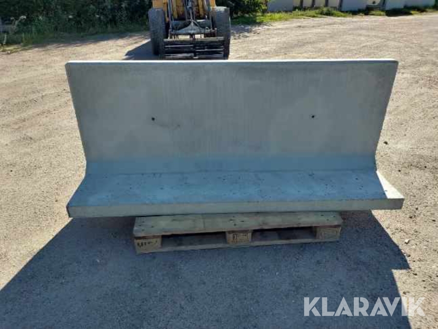 L-stöd 800x2000mm Fabriksnya 16 st
