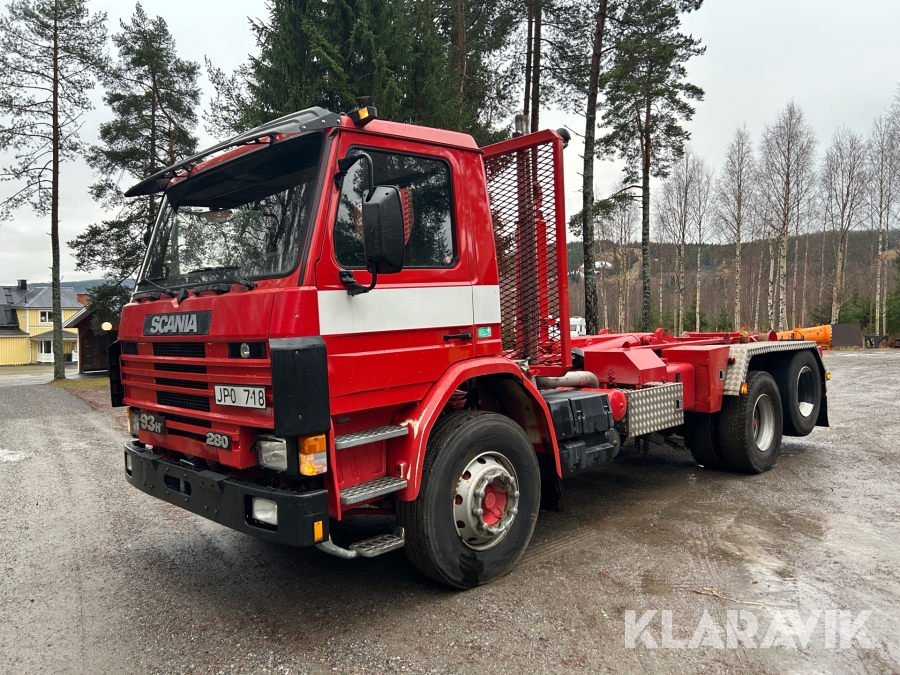 Brandbil Lastväxlare Scania 93H