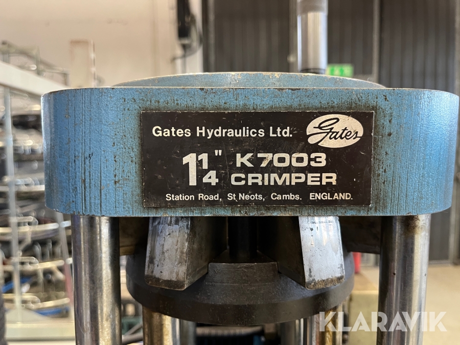 Hydraulpress Gates hydraulics K7003, Köping, Klaravik auktio