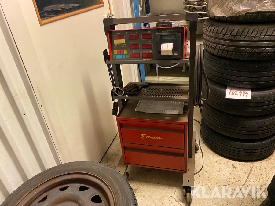 Avgasmätare Tecnotest 488 Fyrgasmätare med skrivare