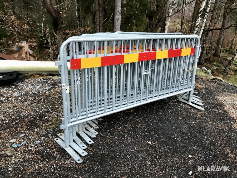 Kravallstaket / Avstängningsgrindar 13 styck