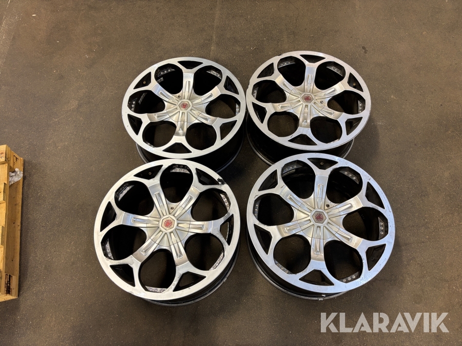 Fälgar Wolfrace 8x100/108 ET15 4st