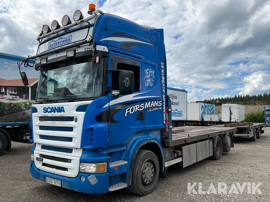 Flakbil / bodbil Scania R480LB6X2*4MLB