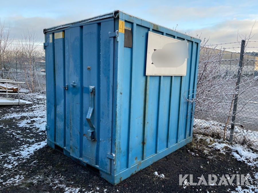 Container 8 fot, Klaravik auktioner