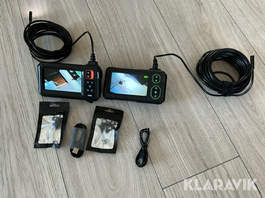 Inspektionskamera 2 st Industrial Endoscope G45 och C30