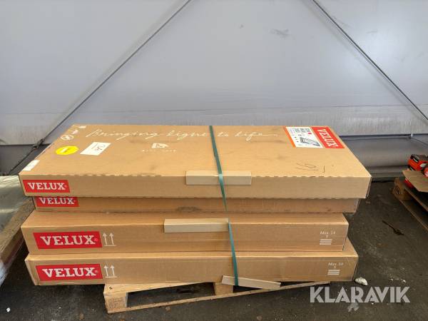 Takfönster Velux MK08 780x1400mm med tillbehör 2st