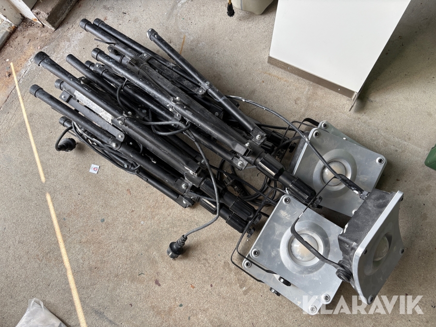 Byggbelysning Westal 5st med stativ