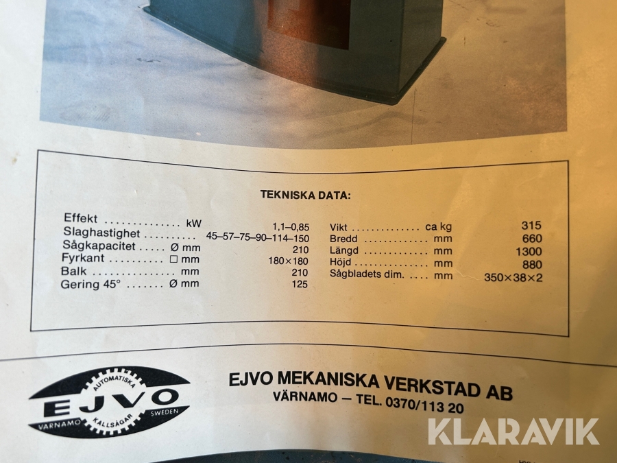 Kallsåg Ejvo LN 17/79-210