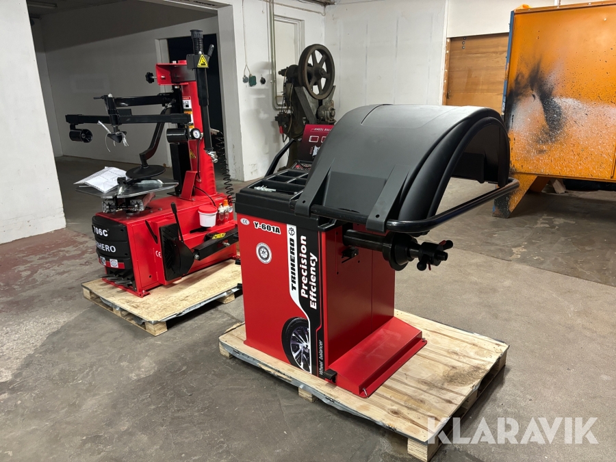 Hjulbalanserare & däckkrängare Trihero