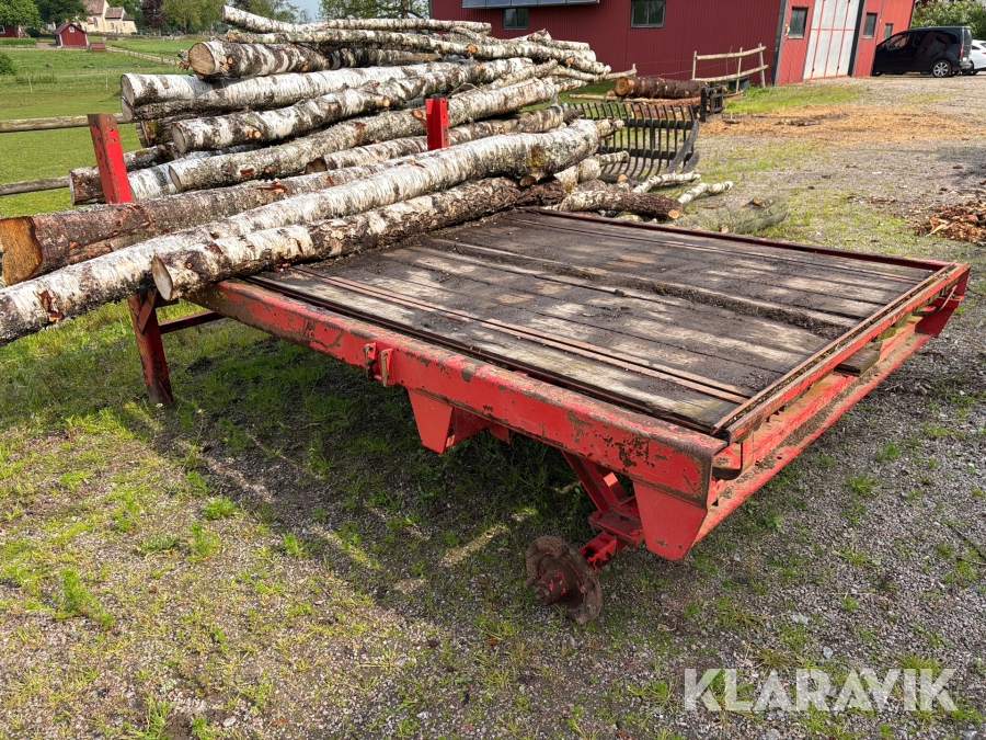 Stockbord med hjulaxel