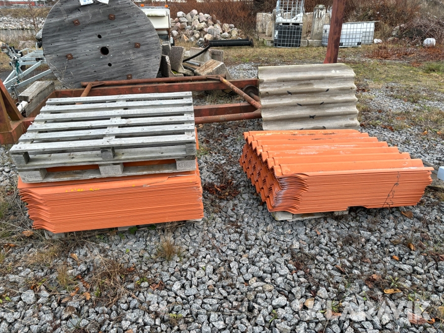 Takskivor/plastak 2st pallar