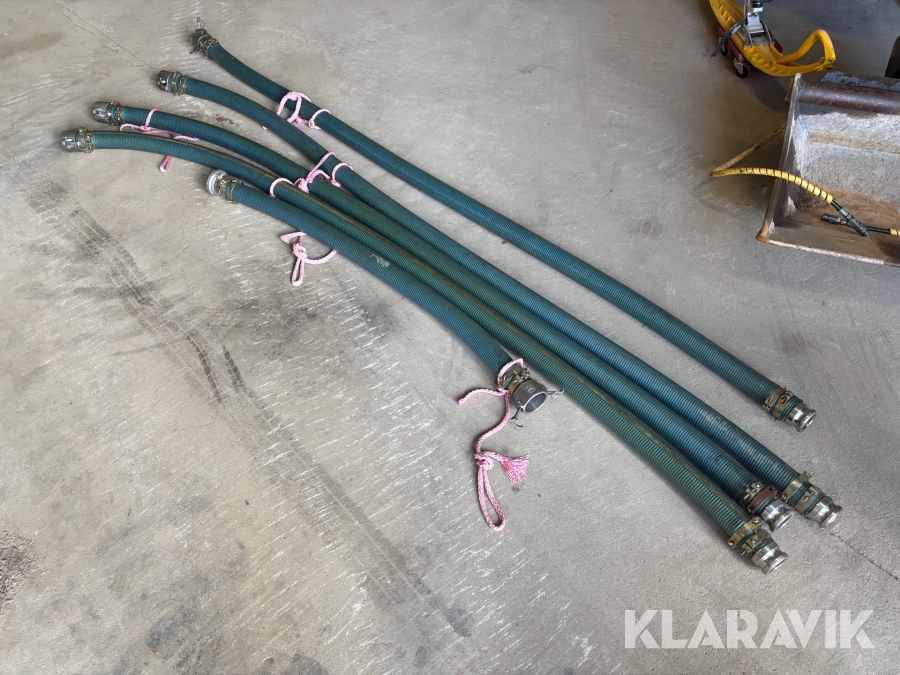 Slang med kamlock snabbkoppling 5st