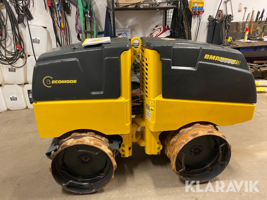 Lerpackare fjärrstyrd Bomag BMP 8500