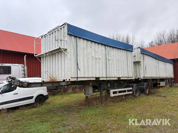 Link trailer / Släp Närko S2HP89P11 med botten tömmning