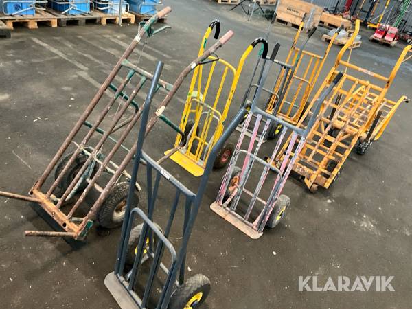 Säckkärror / tegelvagn  8st