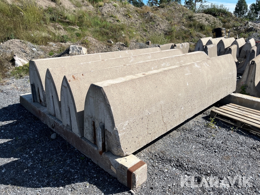 Betongbarriärer 4st