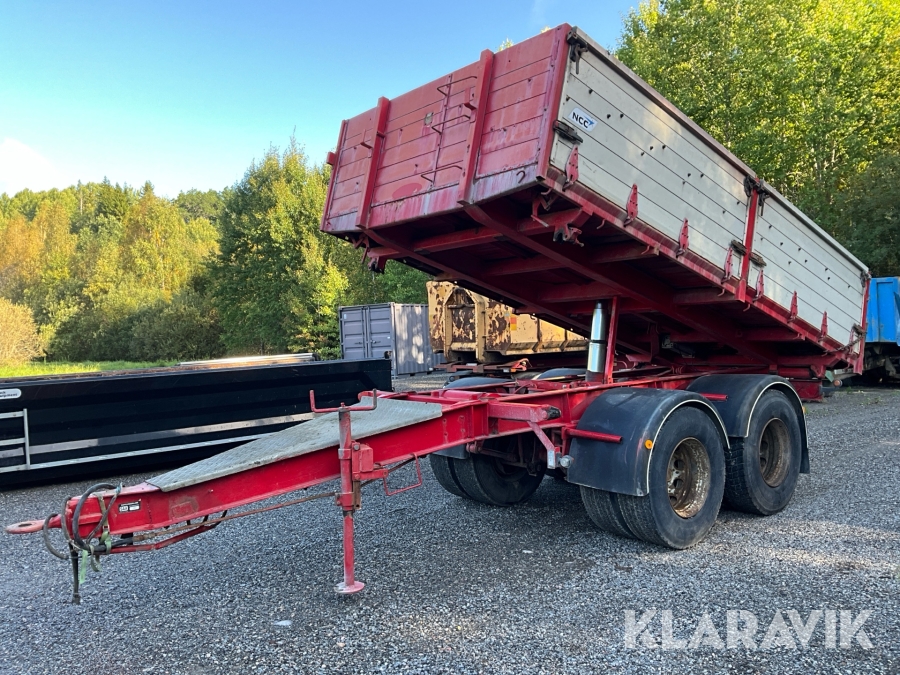 Tippkärra Tjörnarpssläp B16 mst