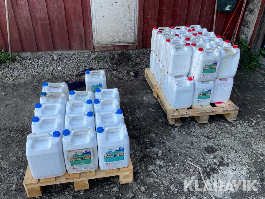 Markeringsfärg Envion blå och röd