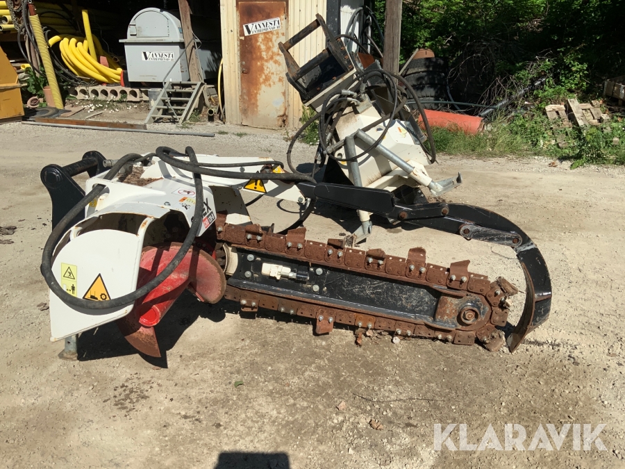 Kedjegrävare och fiberfräs Simex CHD 120-B, RWE 50 S60