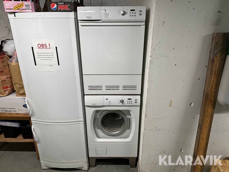 Tvättmaskin & Torkrummlare Cylinda FT46/TK40