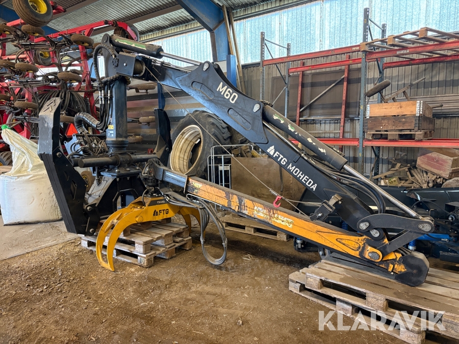 Skogskran FTG Moheda M60 med utrustning