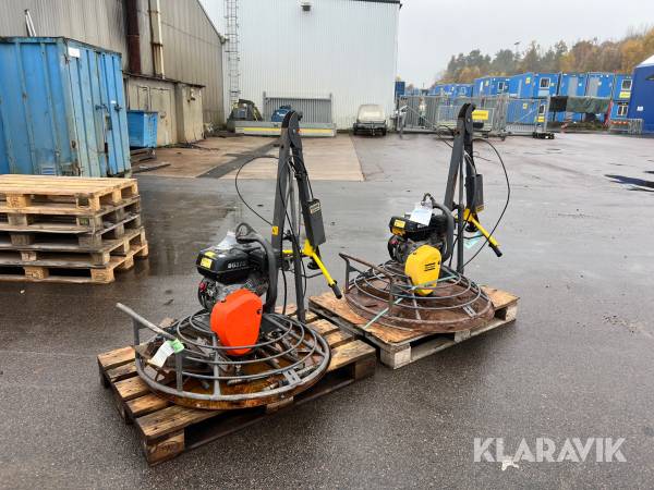 Glättare Atlas Copco BG375 reparationsobjekt / reservdelsobjekt