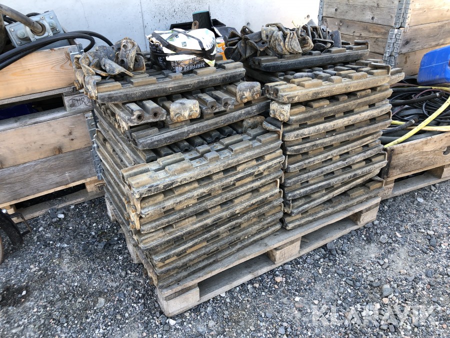 Gummipads Clipon Nip 171/600 till bandgrävare 