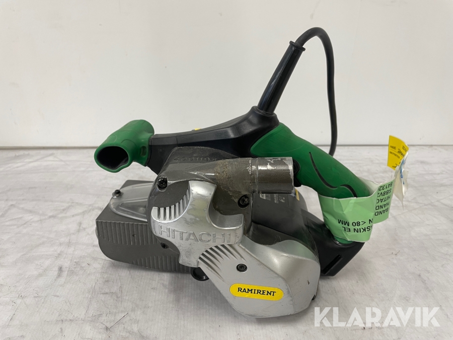 Bandslipsmaskin Hitachi SB8V2, Svalöv, Klaravik auktioner