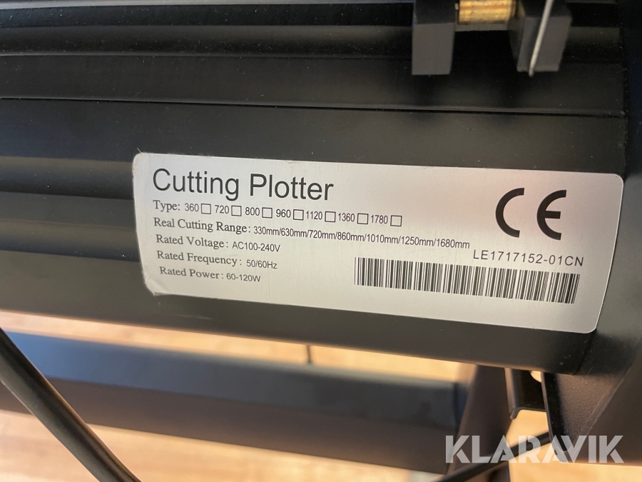 Folieskärare Rabbit KIII Cutting Plotter, Nässjö, Klaravi