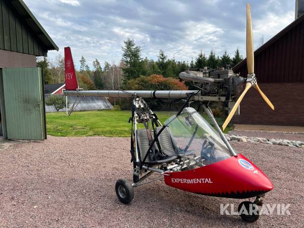 Ultralätt flygplan Ikarus Fox-C22 , komplett