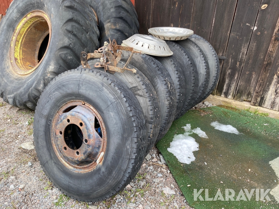 Däck 8.25R16 7 st