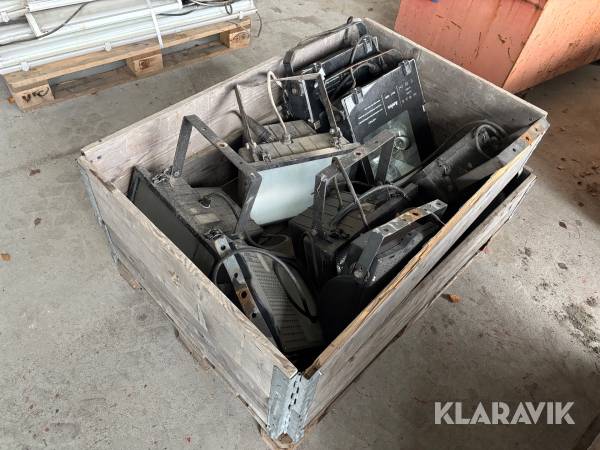 Diverse belysningsarmaturer - 8st