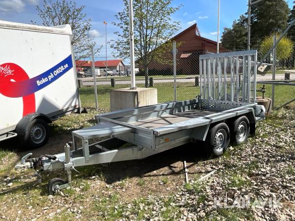 Personbilssläp maskinsläp Brenderup 2700 kg