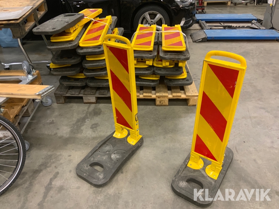 Sidomarkeringsskärm/sergeant Vägjobb i Sverige Klappmax 950 31st