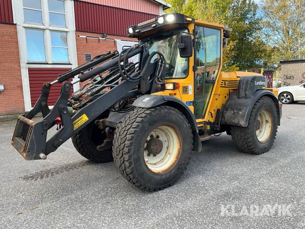 Hjullastare Lundberg 345 Lse / 6240 med vikplog sandspridare och snöslunga