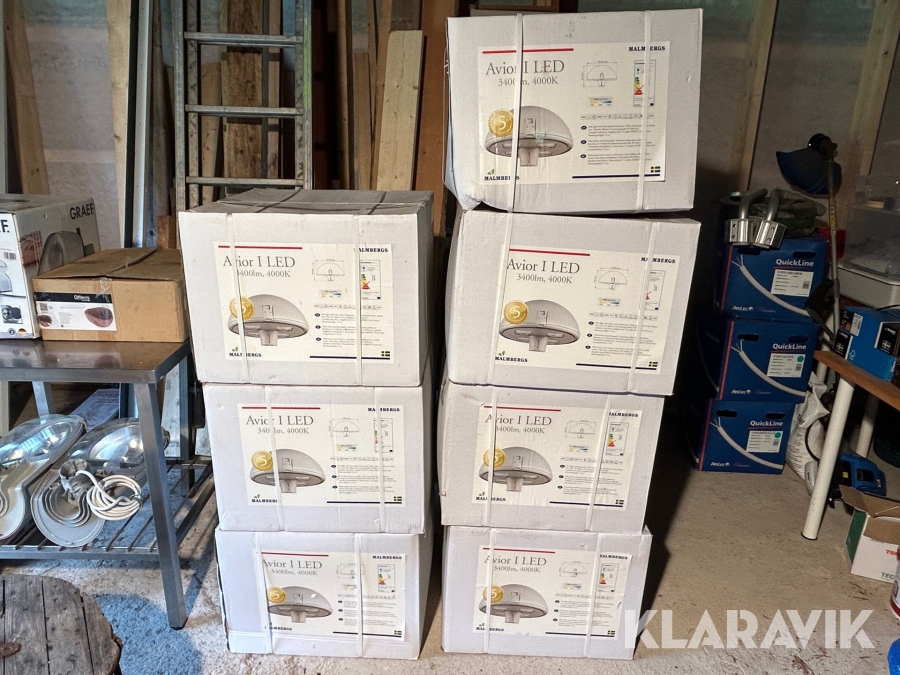 Led armatur för lyktstolpe Malmbergs Avior