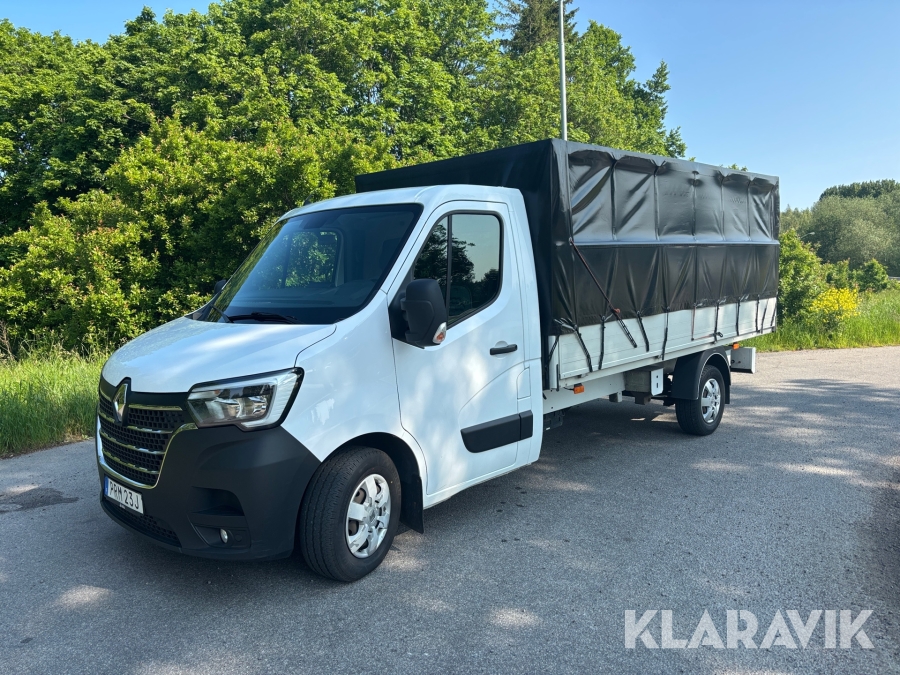 Flakbil Renault Master 3.5T 2.3 dCi 180hk med kapell