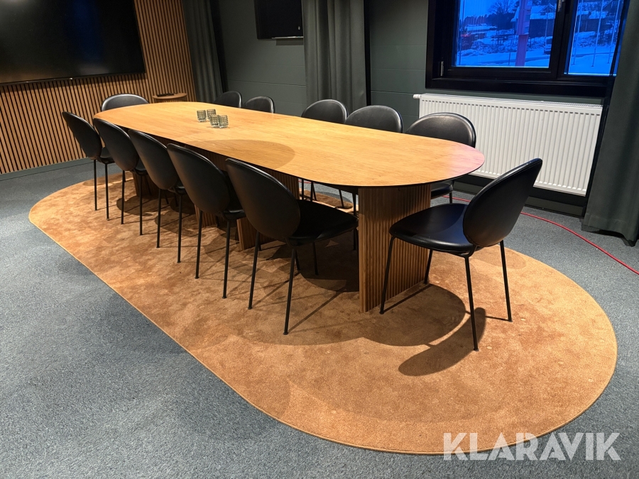 Konferensbord Mio Public med stolar & matta