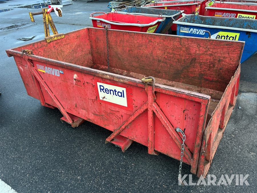 Materialbask Starke Arvid 2600 liter med kroktorn
