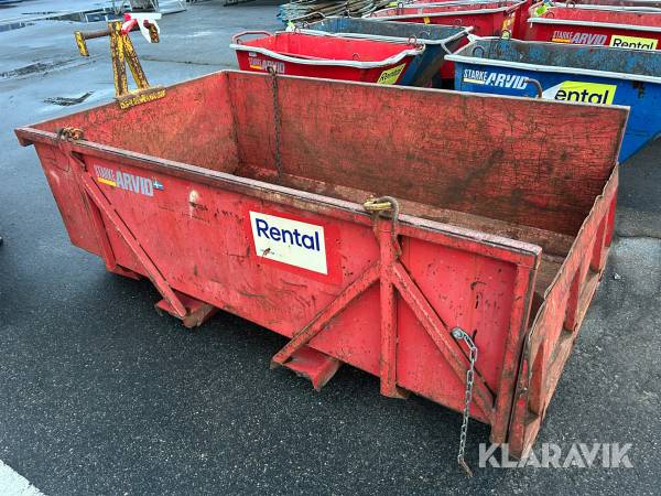 Materialbask Starke Arvid 2600 liter med kroktorn