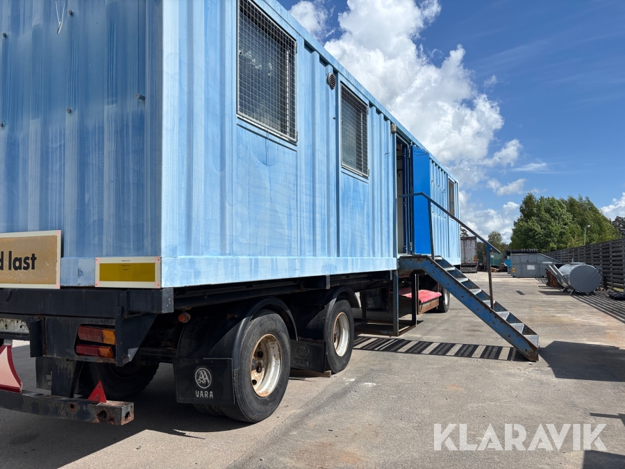 Manskapsbod / Container Emtunga Modul vägregistrerad.